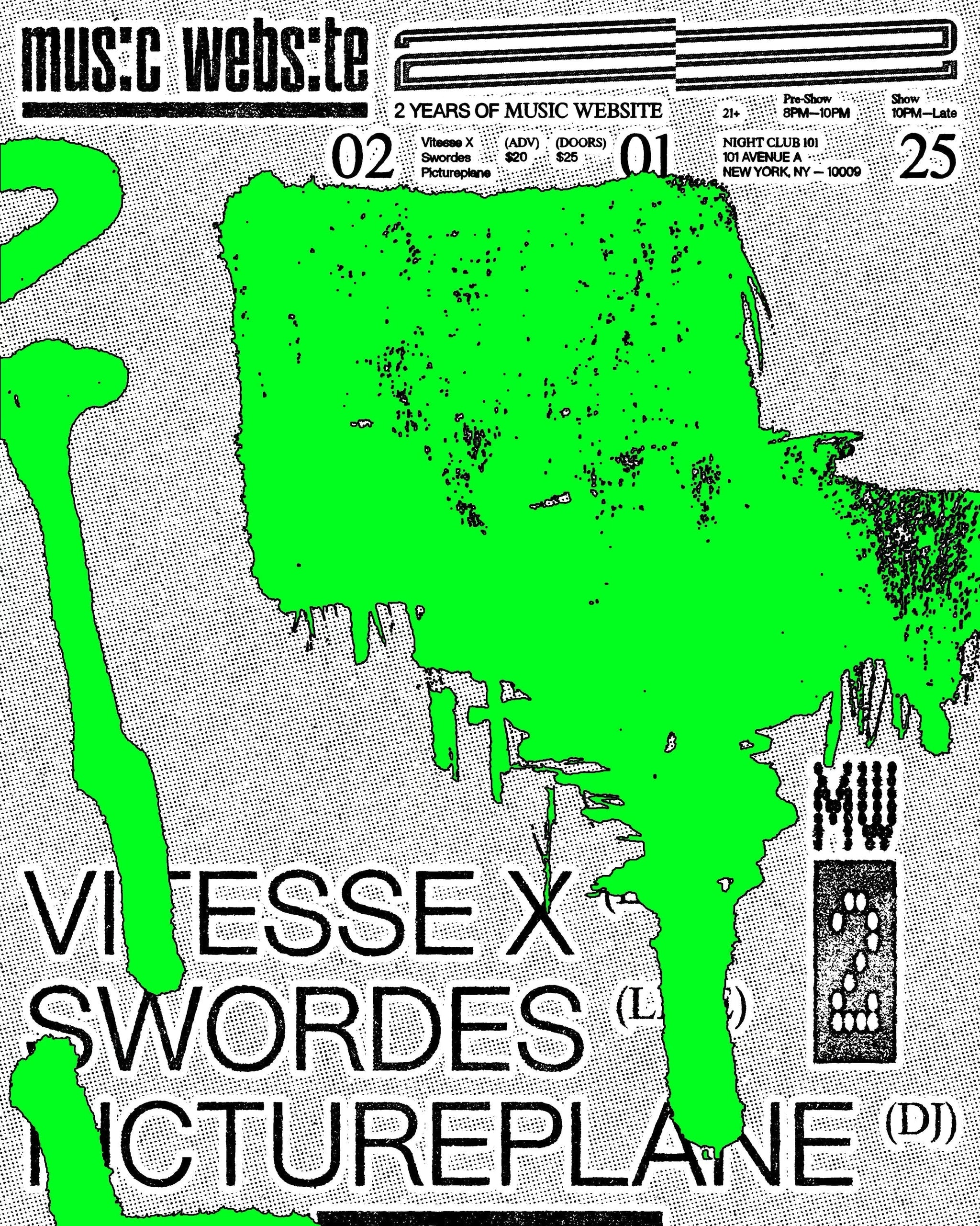 2/1/25: Music Website 2 with Vitesse X, Swordes & Pictureplane (DJ)