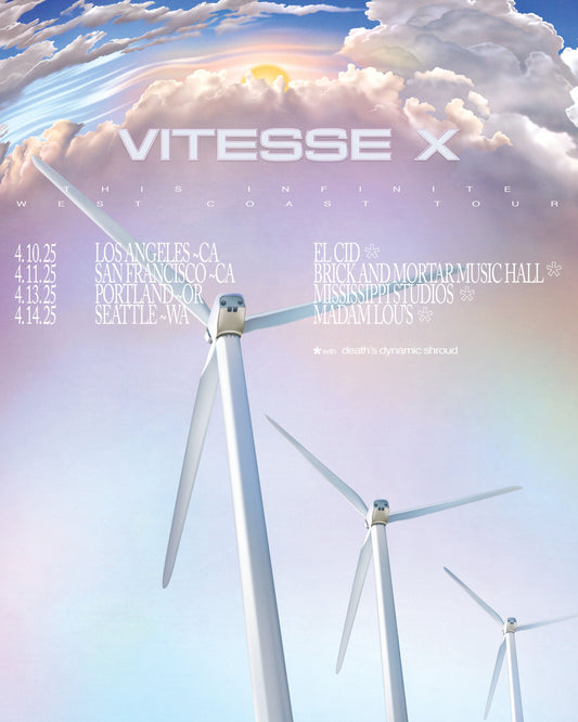 Vitesse X This Infinite West Coast 2025 Tour with death's dynamic shroud