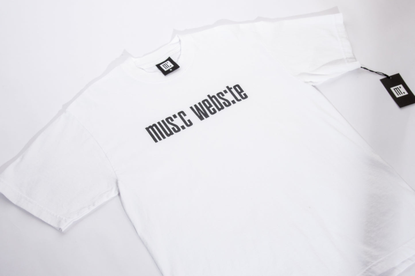 Music Website Tee - White