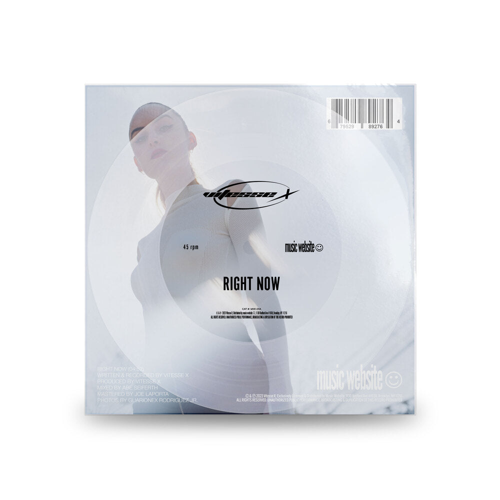 Vitesse X - Right Now - Signed 7" Flexi Disc