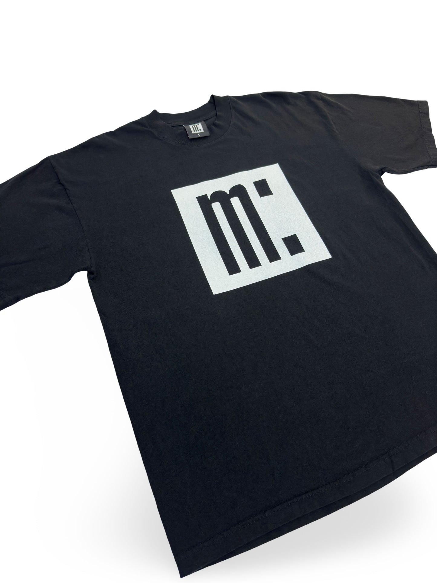 Music Website Big Icon Tee - Black