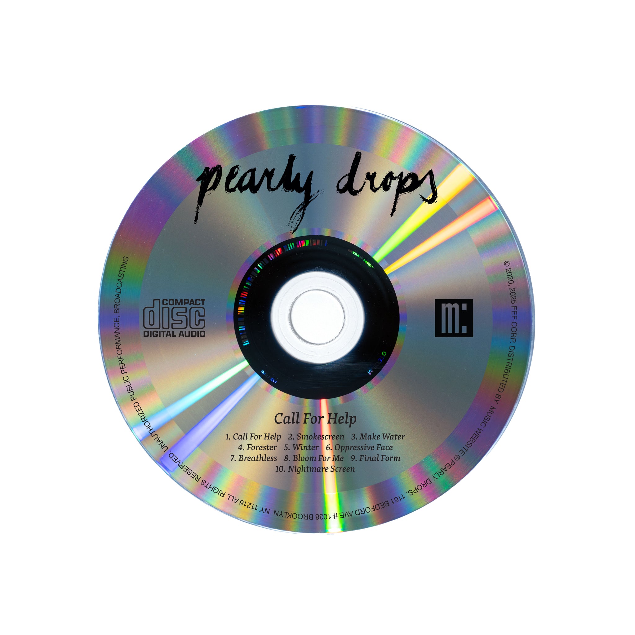 Pearly Drops - Call For Help (5 Year Anniversary Edition) CD [pre-order]